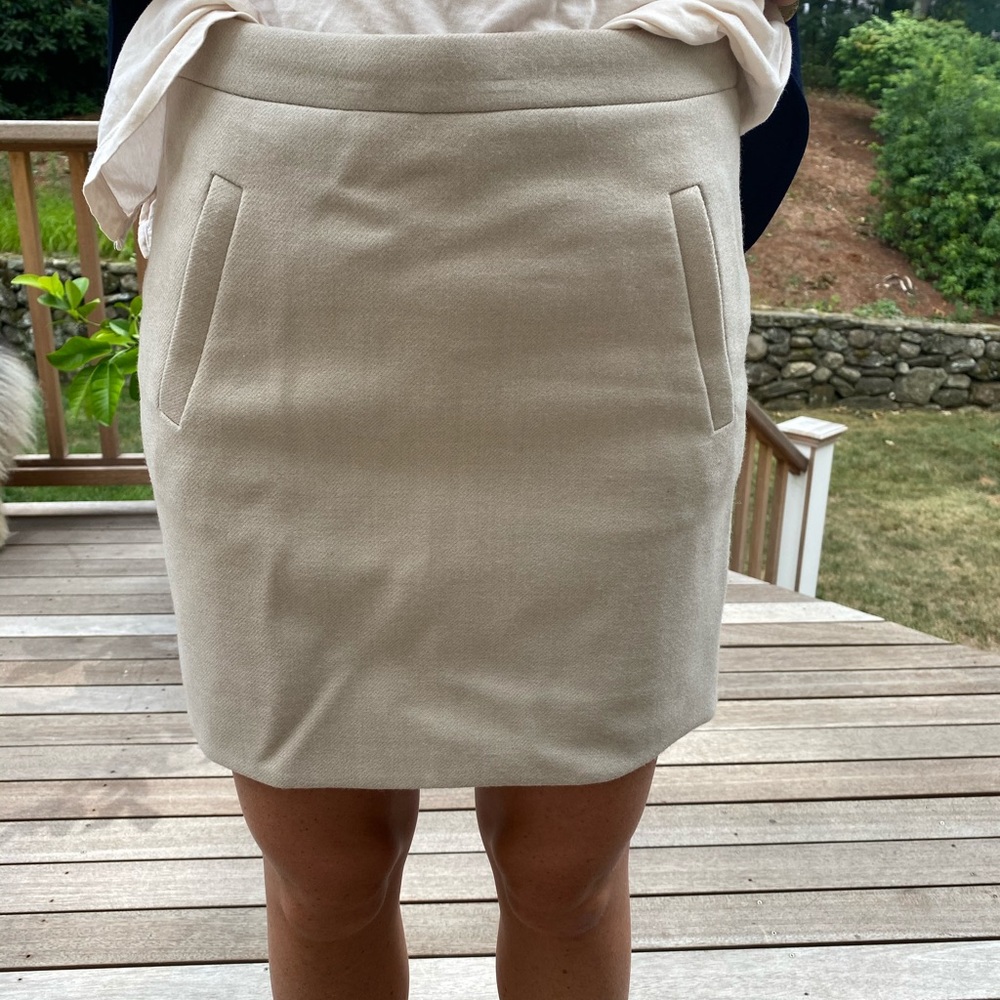 Jcrew wool skirt